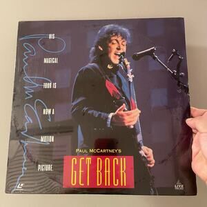 Paul McCartney - Get Back laserdisc SEALED beatles concert